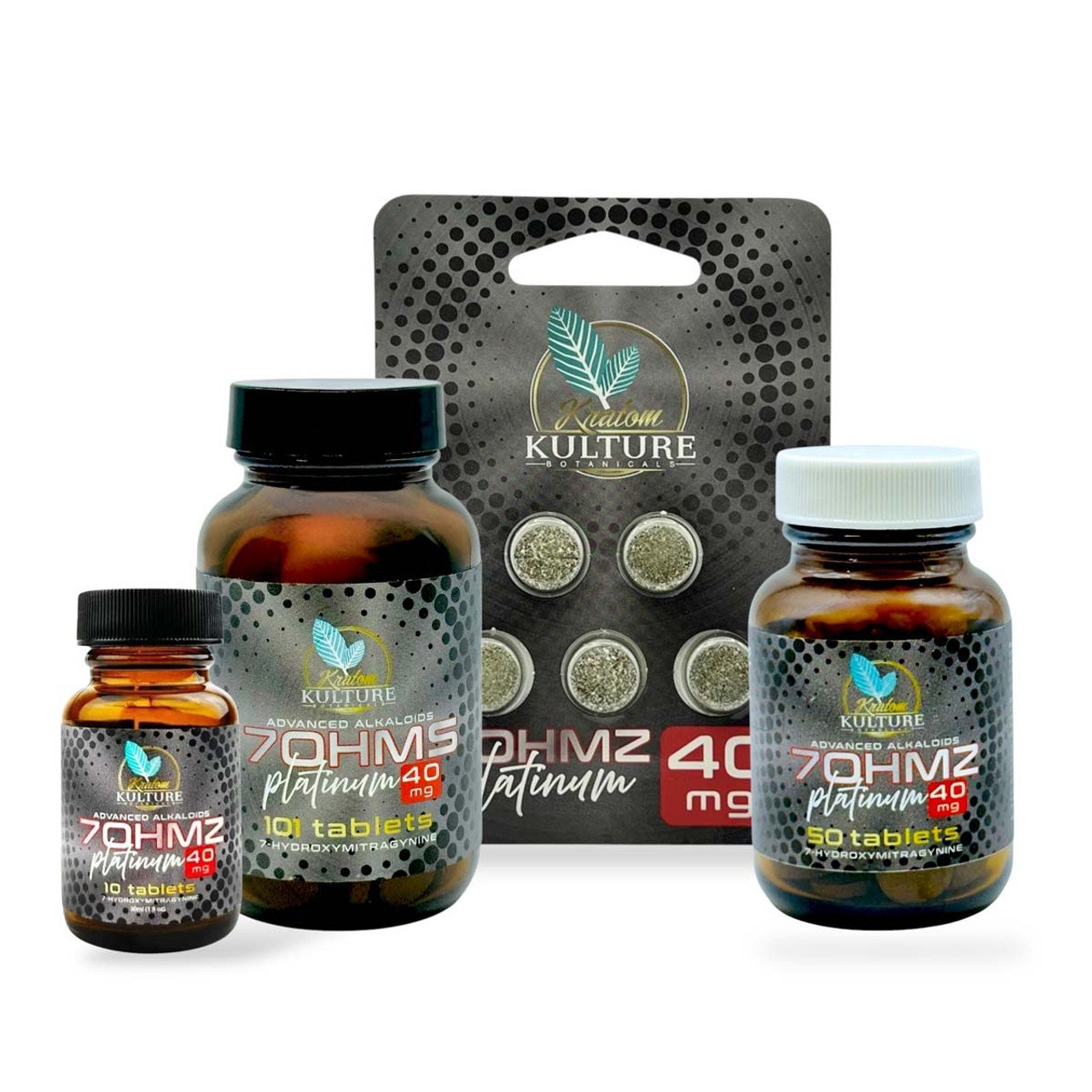 Kratom Kulture 7OH Kratom Extract Tablets Platinum 1